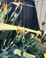 Maeve Earrings - Green