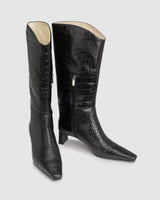 Absolute Boot - Black Croc