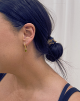 Arina Earrings - Olive Green