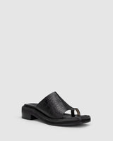 Augustus Slide - Black Croc - Premium Slide from 0 - Just $329! Shop now at Chaos & Harmony