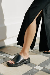 Augustus Slide - Black Croc - Premium Slide from Chaos & Harmony - Just $329! Shop now at Chaos & Harmony