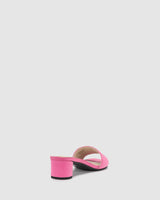 Cleo Heel - Fuchsia - Premium Low Heels from Chaos & Harmony - Just $299! Shop now at Chaos & Harmony