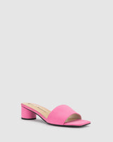 Cleo Heel - Fuchsia - Premium Low Heels from Chaos & Harmony - Just $299! Shop now at Chaos & Harmony