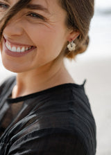 Daisy Earrings - Silver