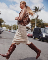 Ember Boot - Tan Croc - Premium Boot from Chaos & Harmony - Just $559! Shop now at Chaos & Harmony