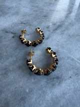 Freya Hoops - Black