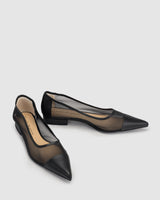Luna Flat - Black Mesh