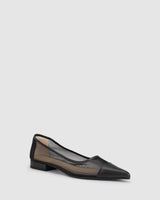 Luna Flat - Black Mesh
