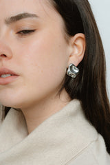 Molten Earrings - Silver