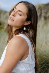 Nina Earrings - Pearl