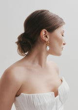 Pearl Earrings - Gold