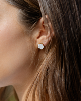 Poppy Studs- Pearl