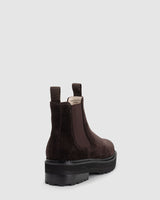 Queens Boot - Bitter Choc Suede