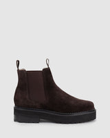 Queens Boot - Bitter Choc Suede