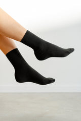 Cotton Socks Long - Black