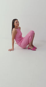 Cleo Heel - Fuchsia