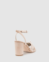 Adore Heel - Champagne Velvet - Premium Heel from Chaos & Harmony Bridal - Just $319! Shop now at Chaos & Harmony