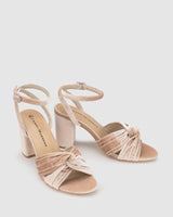 Adore Heel - Champagne Velvet - Premium Heel from Chaos & Harmony Bridal - Just $319! Shop now at Chaos & Harmony