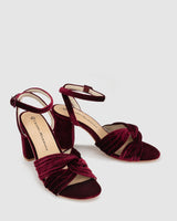 Adore Heel - Wine Velvet - Premium Heel from Chaos & Harmony Bridal - Just $319! Shop now at Chaos & Harmony