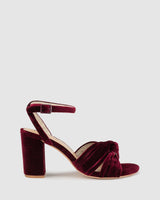 Adore Heel - Wine Velvet - Premium Heel from Chaos & Harmony Bridal - Just $319! Shop now at Chaos & Harmony