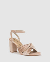 Adore Heel - Champagne Velvet - Premium Heel from Chaos & Harmony Bridal - Just $319! Shop now at Chaos & Harmony