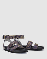 Aster Sandal - Brown Snake - Premium Sandal from Chaos & Harmony - Just $99! Shop now at Chaos & Harmony
