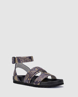 Aster Sandal - Brown Snake - Premium Sandal from Chaos & Harmony - Just $99! Shop now at Chaos & Harmony