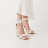 Freedom Heel - Snow Confetti - Premium Heel from Chaos & Harmony Bridal - Just $189! Shop now at Chaos & Harmony