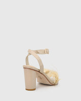 Chichi Heel - Honey Feather - Premium Heel from Chaos & Harmony Bridal - Just $349! Shop now at Chaos & Harmony