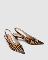 Cosmopolitan Heel - Natural Stripe - Premium Heel from Chaos & Harmony - Just $169.0! Shop now at Chaos & Harmony