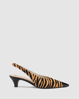 Cosmopolitan Heel - Natural Stripe - Premium Heel from Chaos & Harmony - Just $169.0! Shop now at Chaos & Harmony