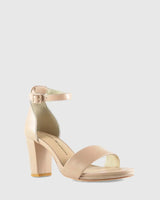 Evermore Heel- Antique - Premium Mid heel from Chaos & Harmony Bridal - Just $359! Shop now at Chaos & Harmony