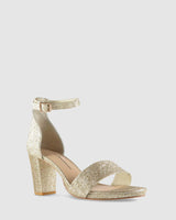 Evermore High Heel - Sparkle - Premium Mid heel from Chaos & Harmony Bridal - Just $149! Shop now at Chaos & Harmony