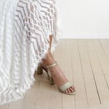Evermore High Heel - Sparkle - Premium Mid heel from Chaos & Harmony Bridal - Just $149! Shop now at Chaos & Harmony