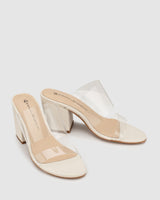Glow Heel - Ecru Vinyl - Premium Heel from Chaos & Harmony Bridal - Just $289! Shop now at Chaos & Harmony
