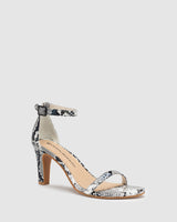 Lover Heel - Black & White Snake - Premium Heel from Chaos & Harmony - Just $139! Shop now at Chaos & Harmony
