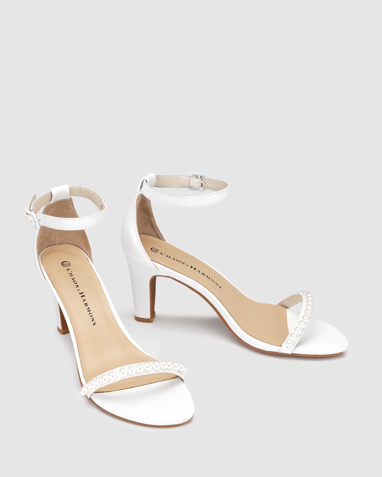 Lover Pearl Heel - Snow - Premium Heel from Chaos & Harmony Bridal - Just $329! Shop now at Chaos & Harmony