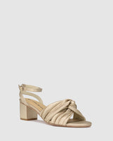 Treasure Heel - Gold Lines - Premium Heel from Chaos & Harmony Bridal - Just $369! Shop now at Chaos & Harmony