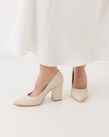 Brilliance Pump - Ivory - Premium Heel from Chaos & Harmony Bridal - Just $319! Shop now at Chaos & Harmony