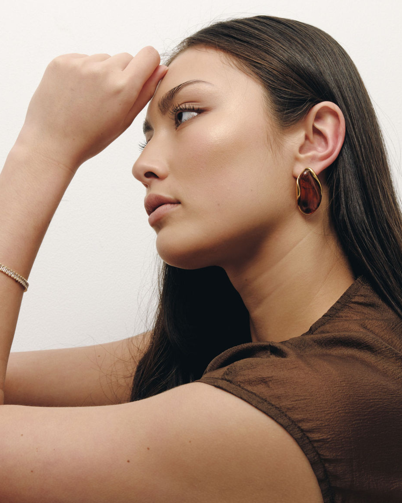 Ada Earrings - Amber