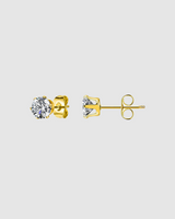 Harper Studs- Diamante/Gold