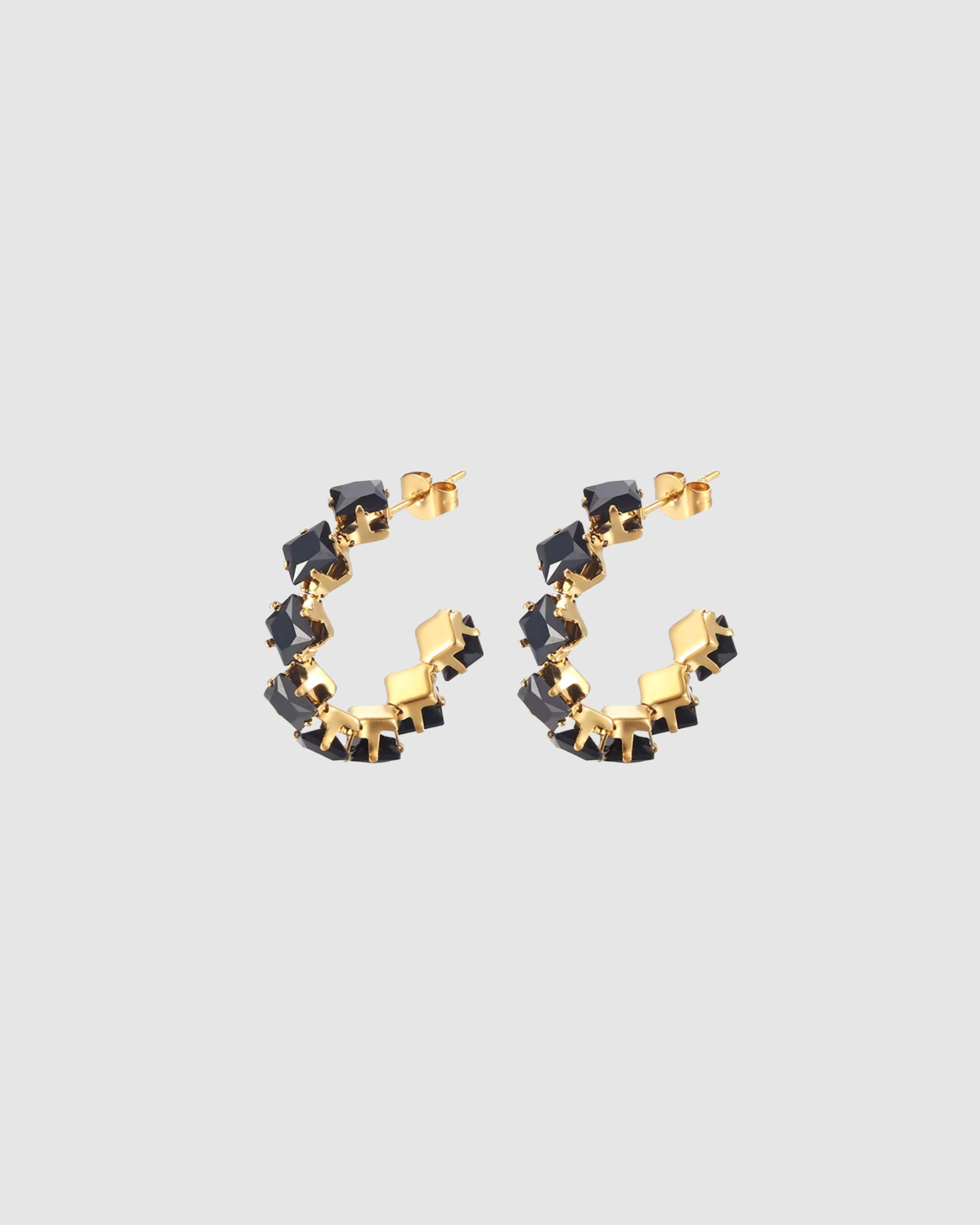 Freya Hoops - Black