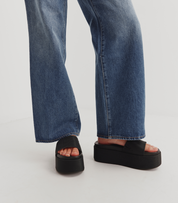 Palm Flatform - Black Mesh - Premium Slide from Chaos & Harmony - Just $289! Shop now at Chaos & Harmony