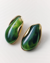 Ada Earrings - Green