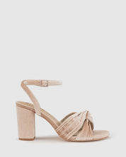 Adore Heel - Champagne Velvet - Premium Heel from Chaos & Harmony Bridal - Just $319! Shop now at Chaos & Harmony