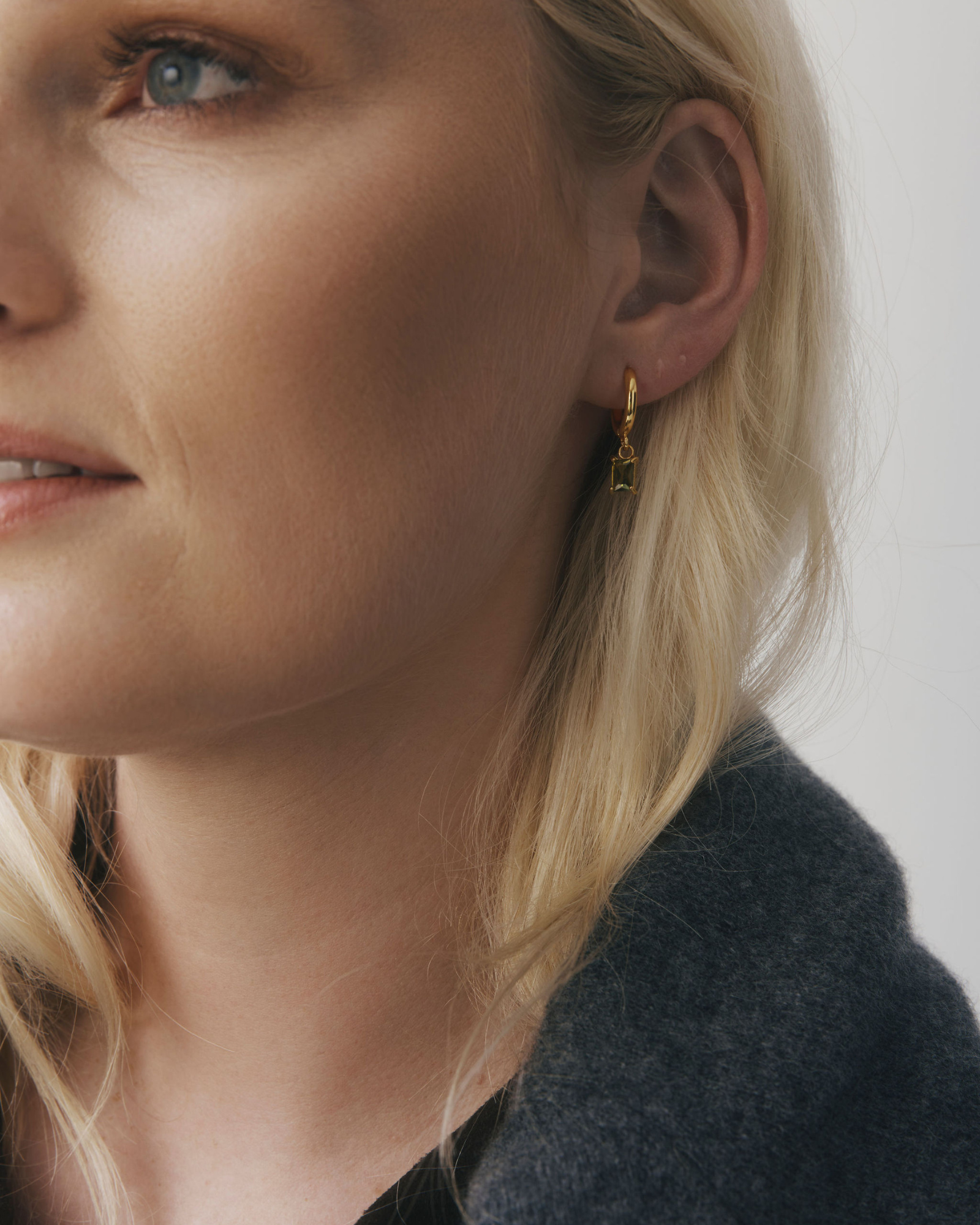 Arina Earrings - Olive Green