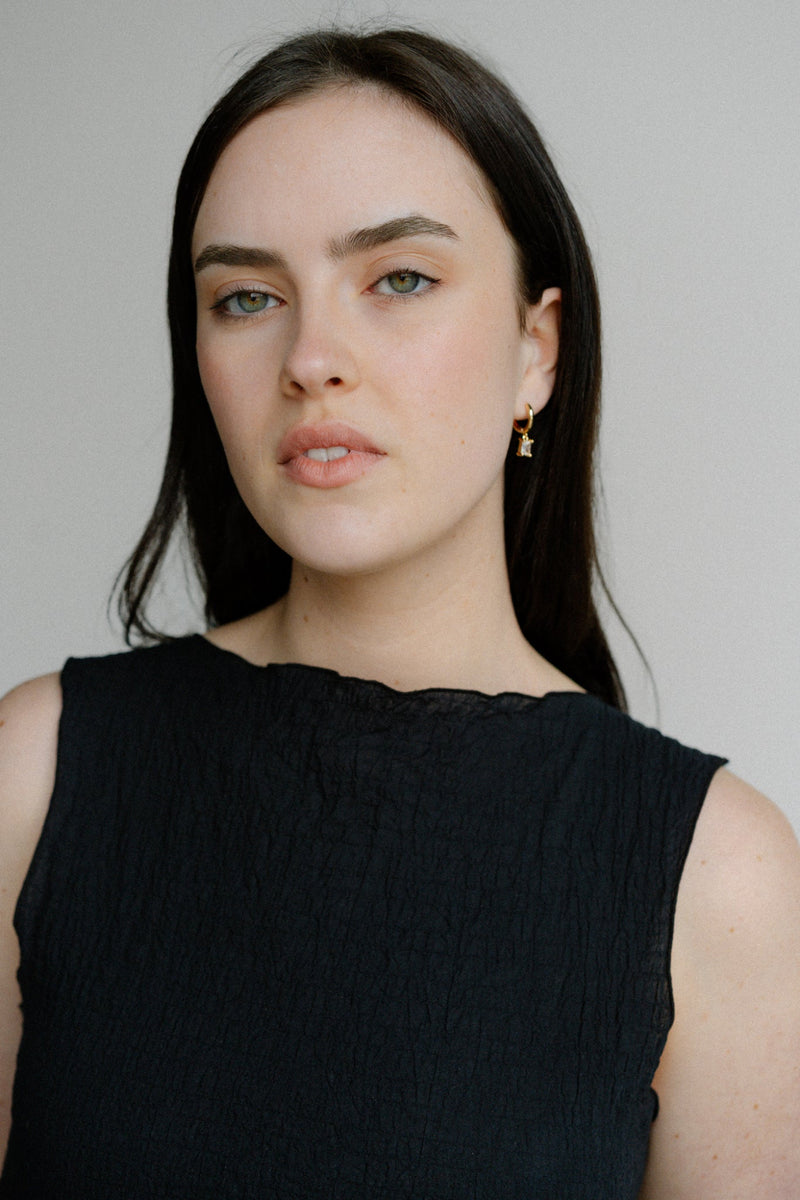 Arina Earrings - Diamante/Gold