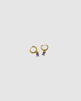 Arina Earrings - Violet