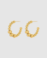 Bubble Hoops - Gold