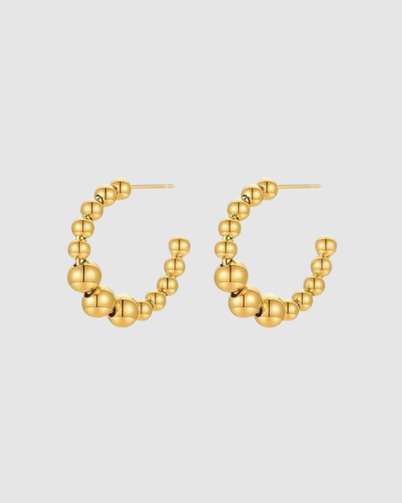 Bubble Hoops - Gold